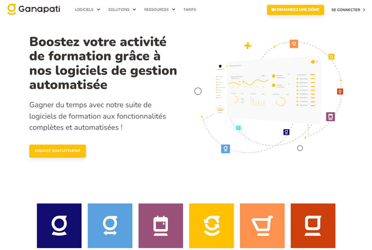 Page d'accueil du site ganapati.fr